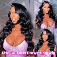 180%-13x6 Drawstring Glueless