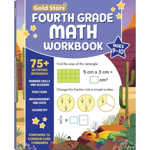 Engaging Fourth Grade Math Workbook with 75+ Activities