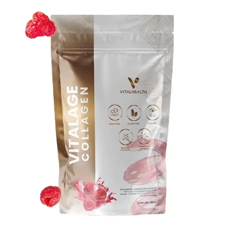 VITALAGE COLLAGEN Hydrolyzed Peptides Gut & Tissue Supporting Nutrients for Skin Elasticity Joints Health & Internal Radiance