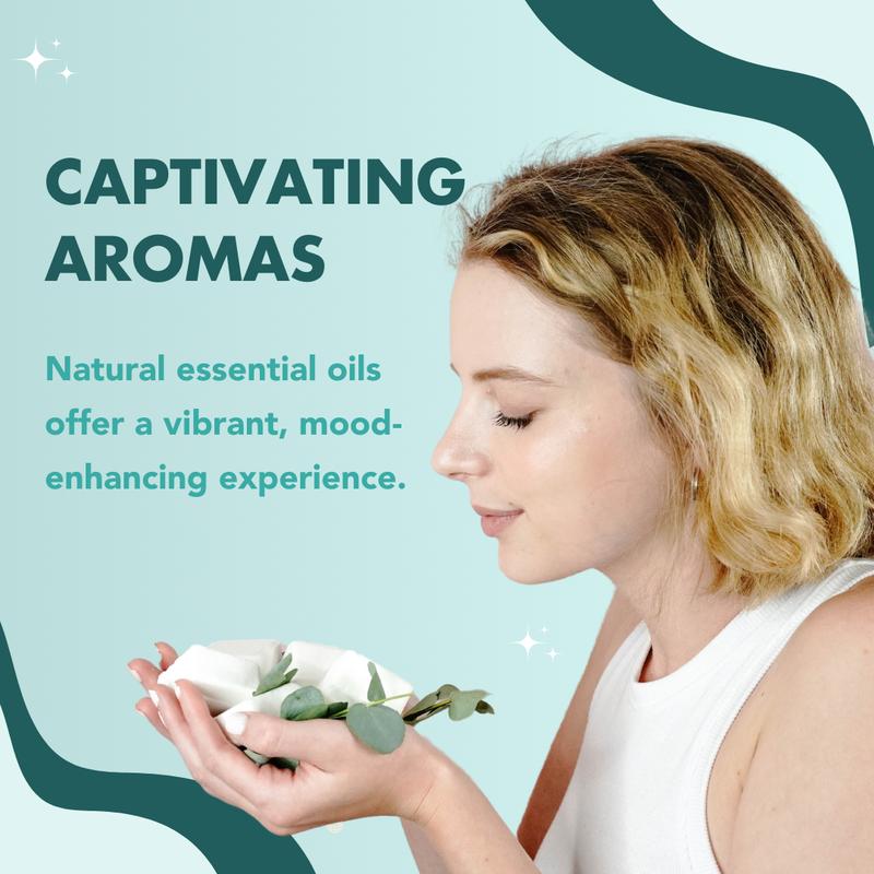 Beauty by Earth 7 Pack Shower Steamers - Gentle Aromatherapy Blend Lavender Citrus Eucalyptus Rosemary Menthol Scented Soothing Comfort Spa at Home Relaxation