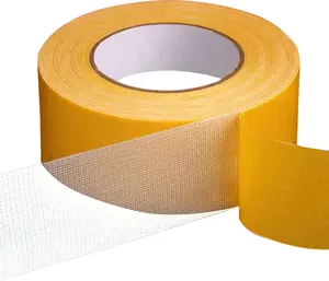 Double Sided Tape Heavy Duty, High TackStrong Wall Adhesive Tape with FiberglassMesh, Removable Sticky Double SidedMounting Type for Rugs, Carpets, Pictures andArt Crafts 20m*5cm