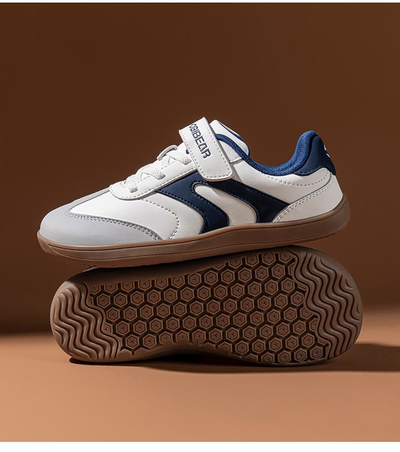 HOBIBEAR Leather Wide-Toe Hiking Shoes Outdoor Sports Shoes Campus Daily Casual Shoes Women's Walking Shoes