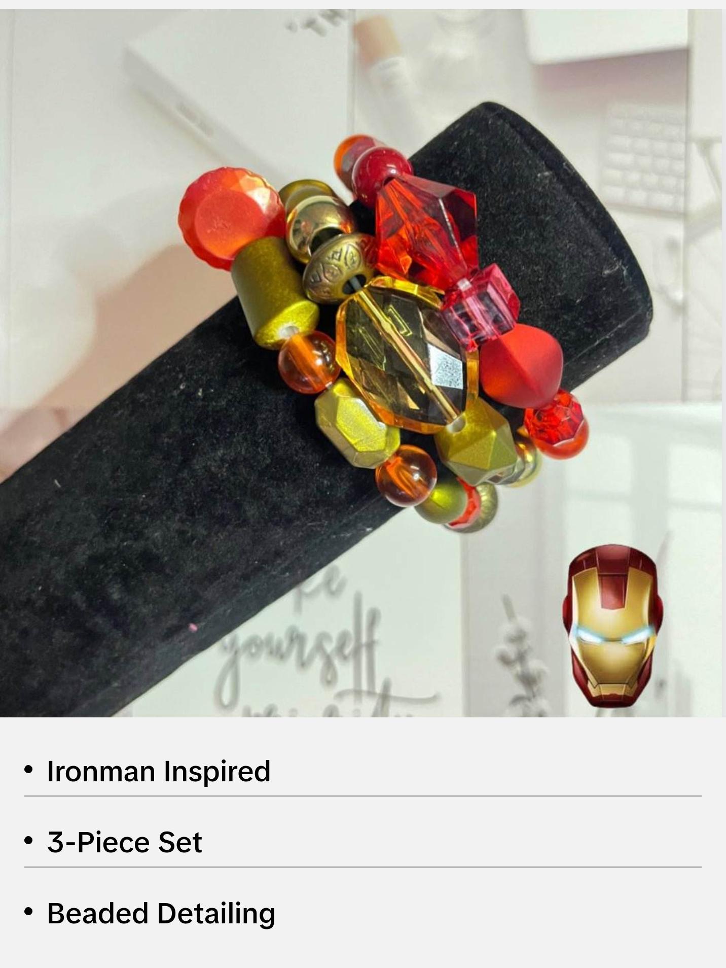 I Man’s Junky Trio (3pc ) Set Beaded Bracelet