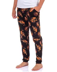 Disney The Lion King Pajama Pants Adult Scar All Over Print PJ Lounge Joggers