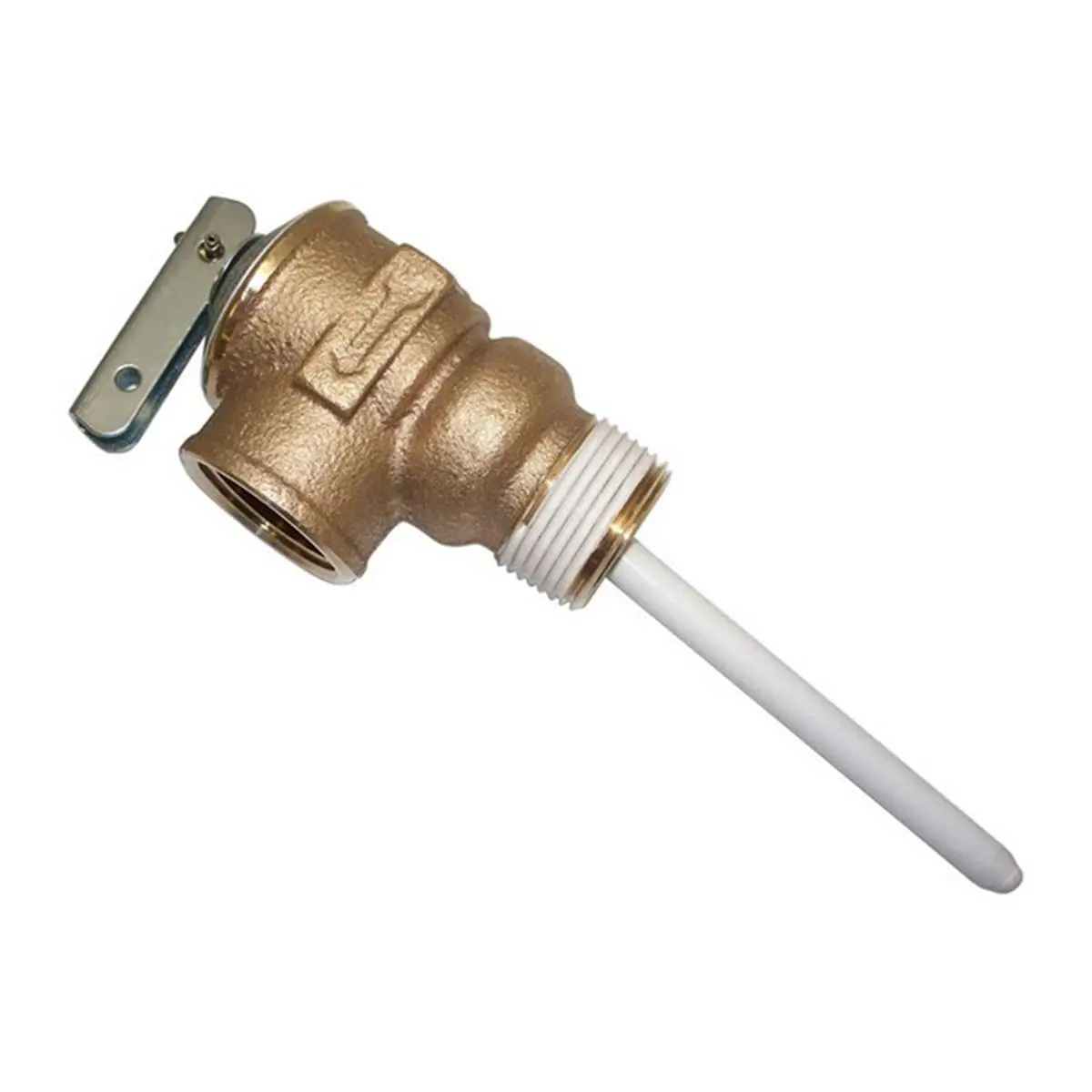 212 MAIN Reliance 9000071045 ASME Certified Metal Temperature & Pressure Relief Valve - 3/4" Threaded Connection, 5/8" Shank Type Parts, 150 P.S.T. Rated, 210°F High Temp Household Appliance Part for Residential Appliance Pipes