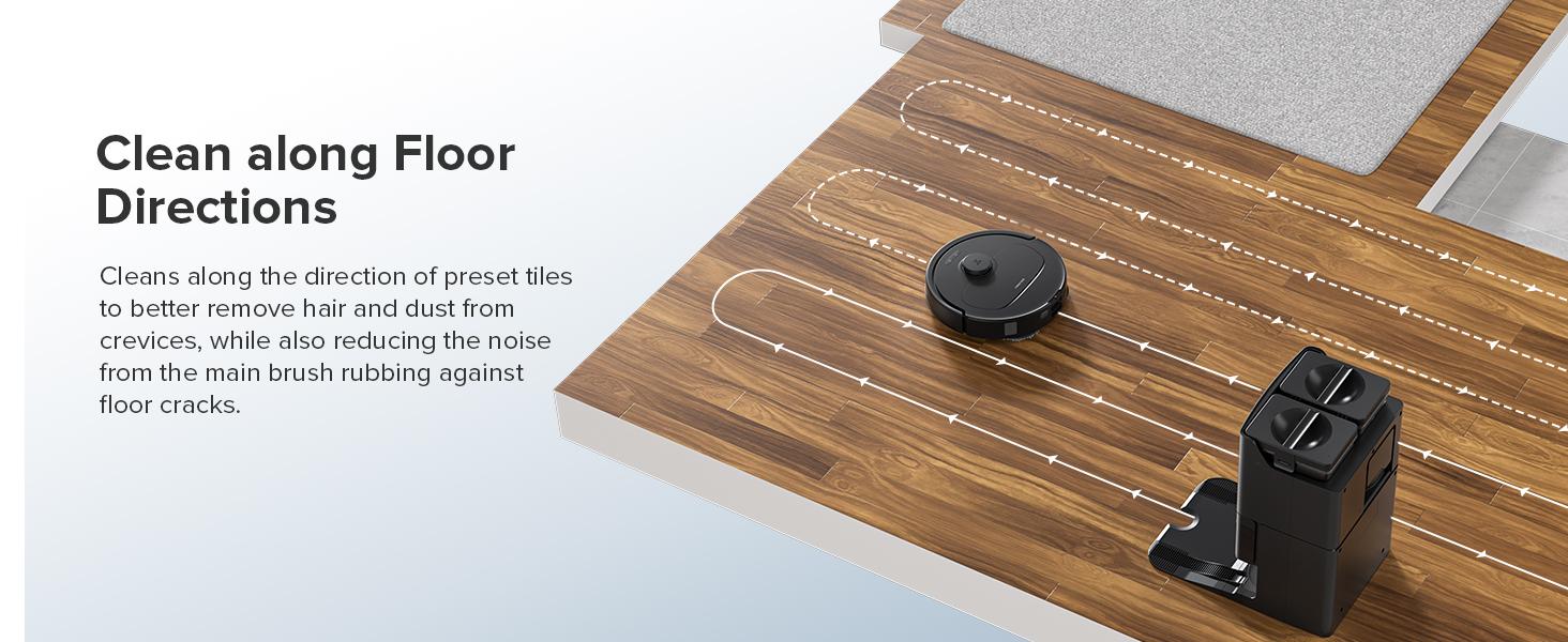 Roborock Qrevo Series Robot Vacuum and Mop (QV 35A), 8000Pa Suction, Anti-Tangle Brushes, Smart Obstacle Avoidance, Auto Mop Washing, All-in-One Dock, 200RPM Spinning Mops #GiftedInLove