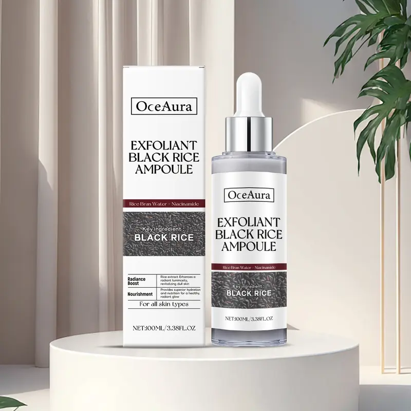 Black Rice Glow Exfoliating Essence Gentle Skin Reset Smooth Soft Radiant Look