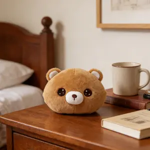 Cute Cartoon Heated Hand Warmer Pillow Cat/Panda/Duck/Pig/Rabbit/Flower Multiple Adorable Styles Soft Plush Warm Cushion Portable Reusable Cozy Hand Muff for Home Office Car Winter Cold Days #HeatedHandWarmer #WarmthEssentials