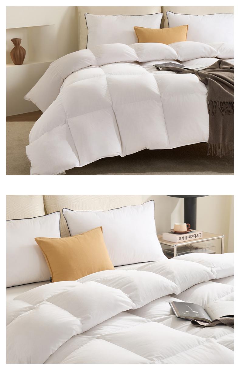 APSMILE Luxurious Goose Down Feather Comforter Duvet Insert Ultra Soft Fluffy Lightweight All Season Down Comforter Super Warmth Hotel Collection Bedding Sleeping Lightweight Cozy Blanket TikTokShopBlackFriday