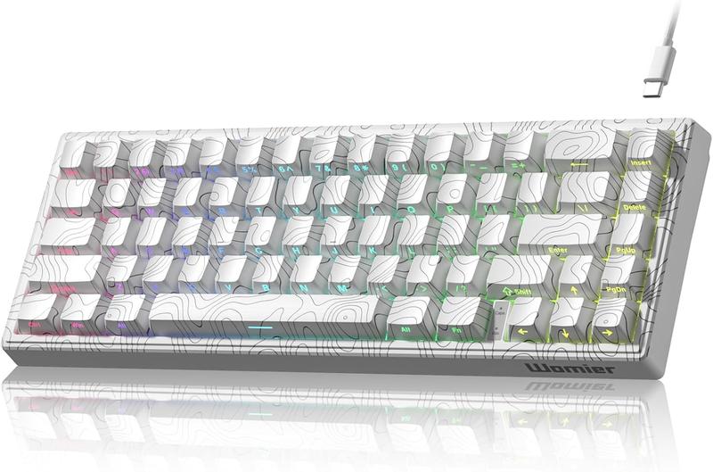 Womier M68HE  65% Hall Effect Wired Mechanical Gaming Keyboard,Hot Swappable Magnetic Switches