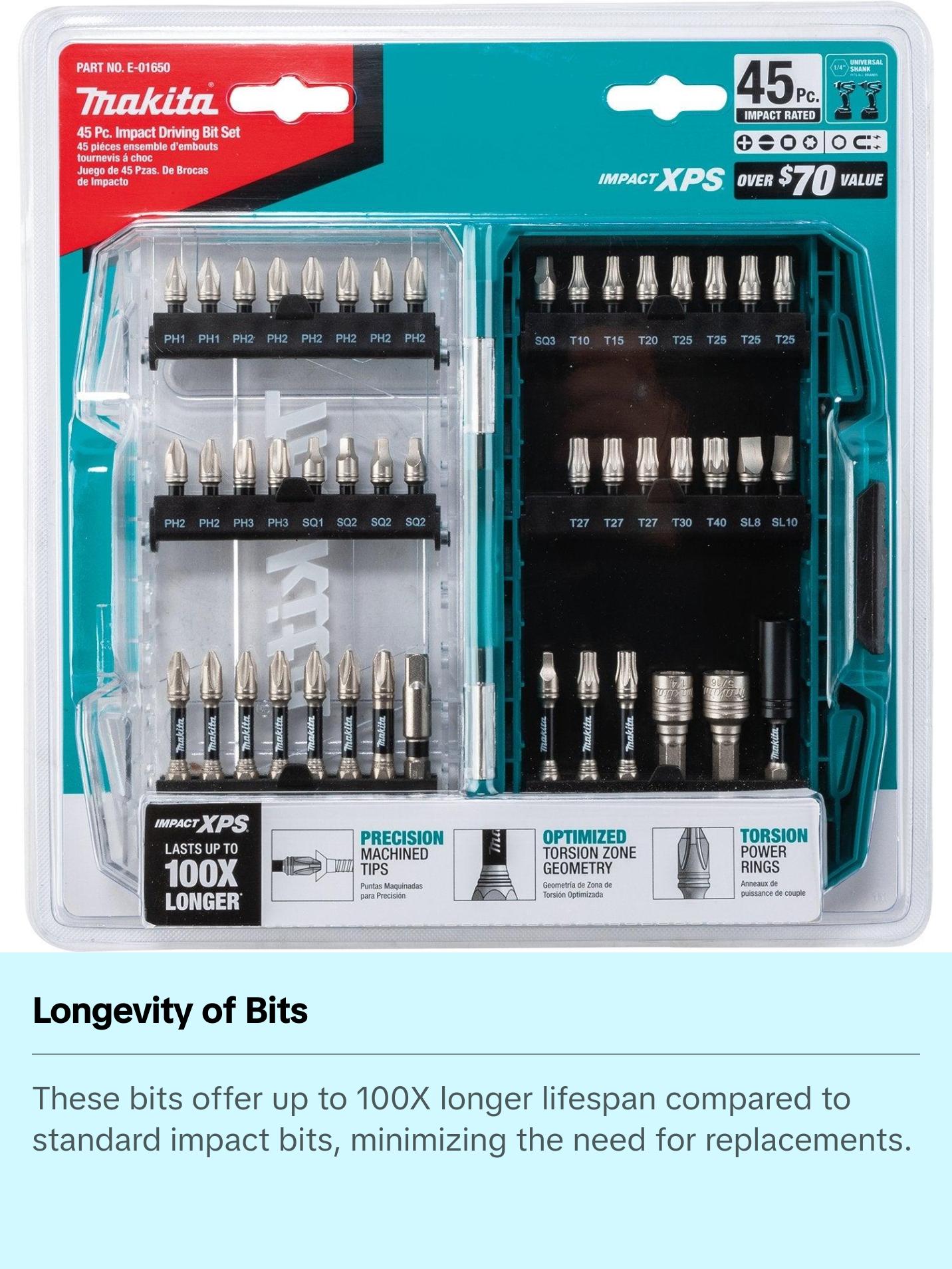 Makita | Impact XPS® 45 Pc. Impact Bit Set