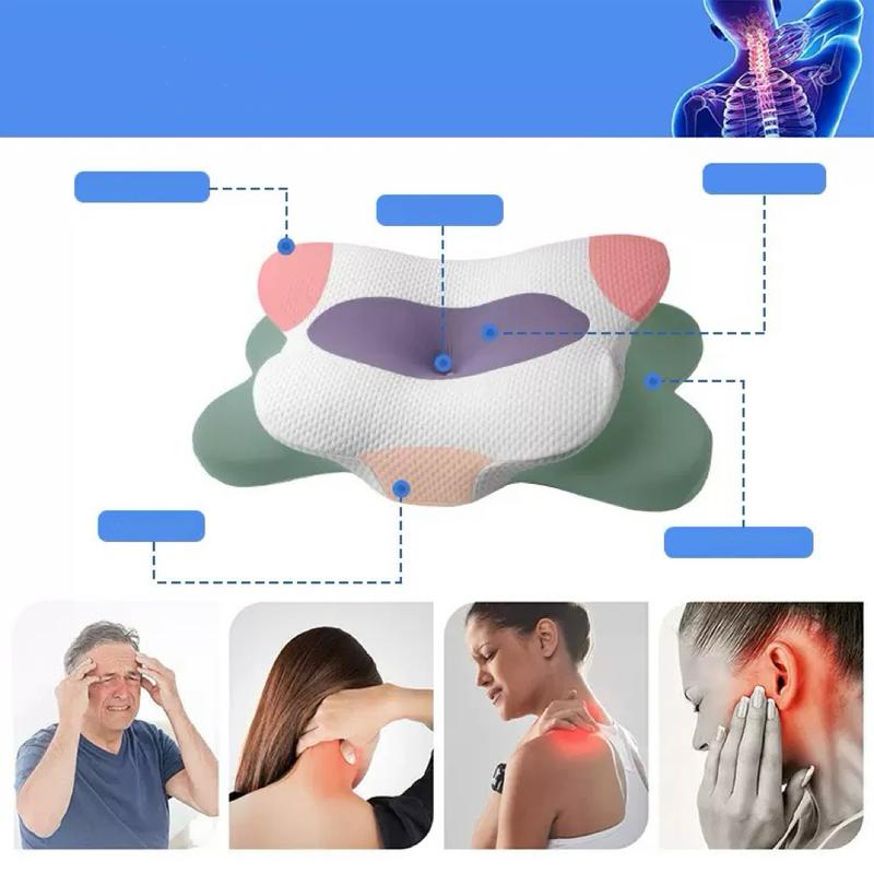 Ultra Pain Relief Cooling Pillow for Neck Support, Adjustable Cervical Pillow Cozy Sleeping, Odorless Ergonomic Contour Memory Foam Pillows, Orthopedic Bed Pillow for Side Back Stomach Sleeper