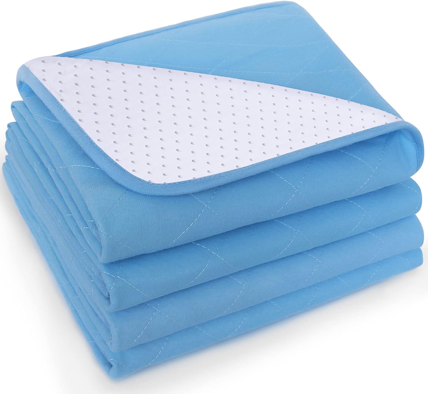 Waterproof Bed Pads Washable Reusable - 4-Layer Incontinence Underpads Pee Pad Chuck Chair Pads Mattress Pad Protector with Non-Slip Back for Elderly Womens Kids Toddlers Pets #TiktokShopSpringGlowUp