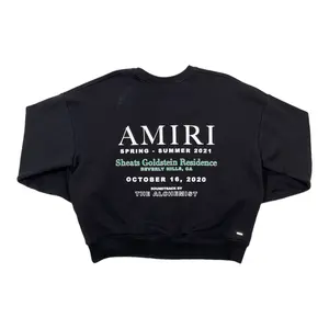Amiri Goldstein Residence Beverly Hills Exclusive Crewneck Sweatshirt Black Multi