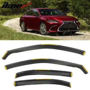 Side Window Visor for Lexus ES250 ES300h ES350 2019-2025 Black In-Channel