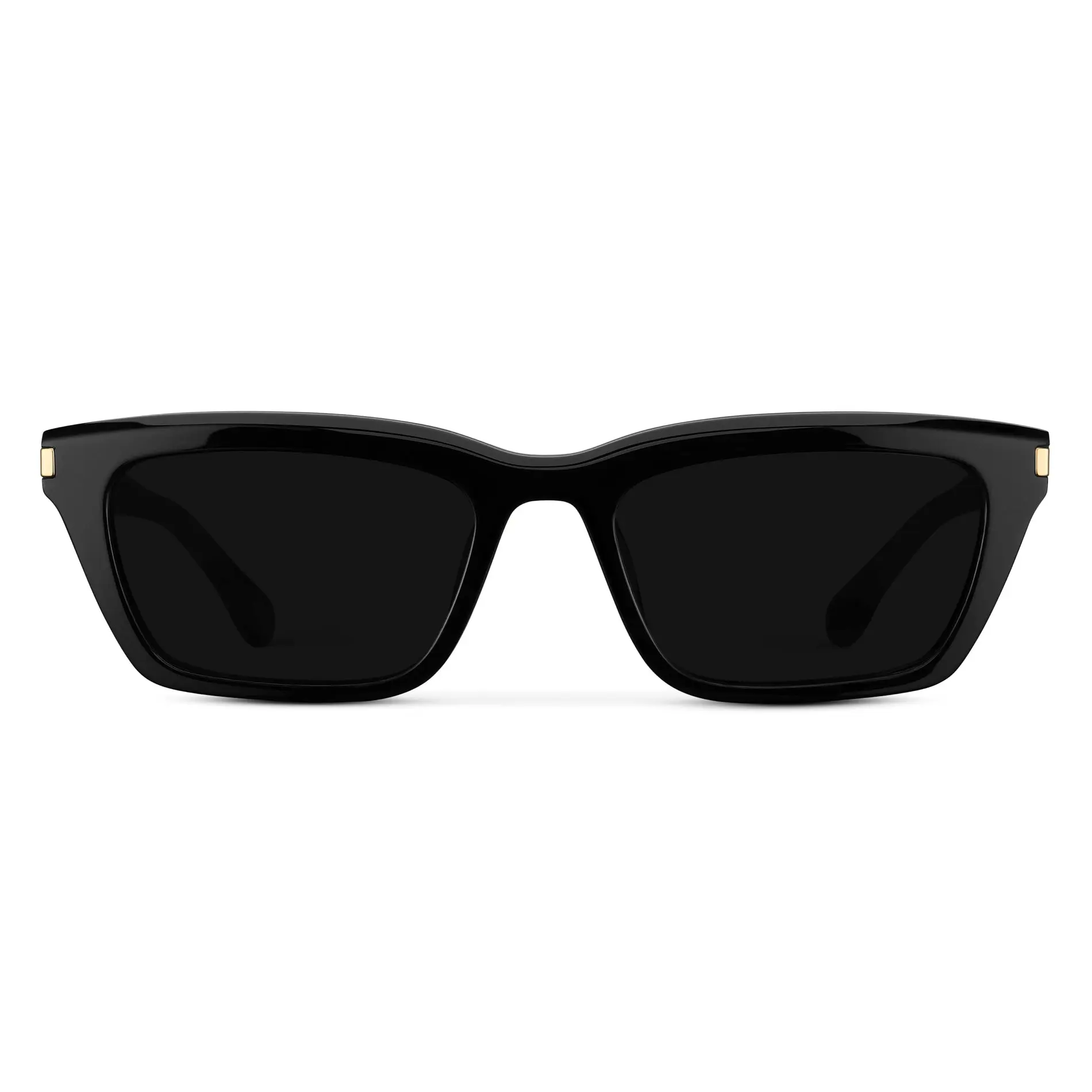 WMP Eyewear Sienna Stylish Women's Polarized Sunglasses - Modern Rectangular Cat Eye, Acetate Frame, TAC Shatter-Resistant Lenses, Sunglasses for Women, Stylish Sunglasses