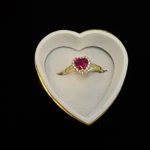 Heart Ladies 10k Ring.