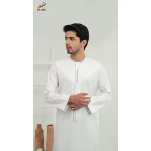 Damir Emirati Tassel Thobe – Ivory