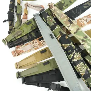 QD Sling Strap Removable Shoulder Strap Portable 2/1 Point Outdoor Backpack Straps,No Metal Buckle