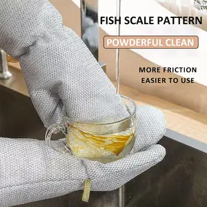 Silver Wire Dishwash cloth & Pot-Scrubbing Multi-Purpose Gloves