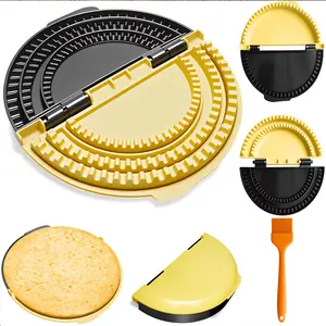 3-in-1 Tortilla Sealer, Kitchenware Tacos Tortilla Crimper Maker, Adjustable Size, For 6"-8-10" Crust, Make Sealed Quesadillas,Tacos, Burritos, Sandwich & More, BPA-Free