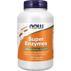 Super Enzymes Digestive Enzyme Supplement with Bromelain Ox Bile Pancreatin and Papain, Digestive Support Enzymes for Gut Health, Bloating Relief and Nutrient Absorption, Daily Digestive Aid Capsules for Men and Women