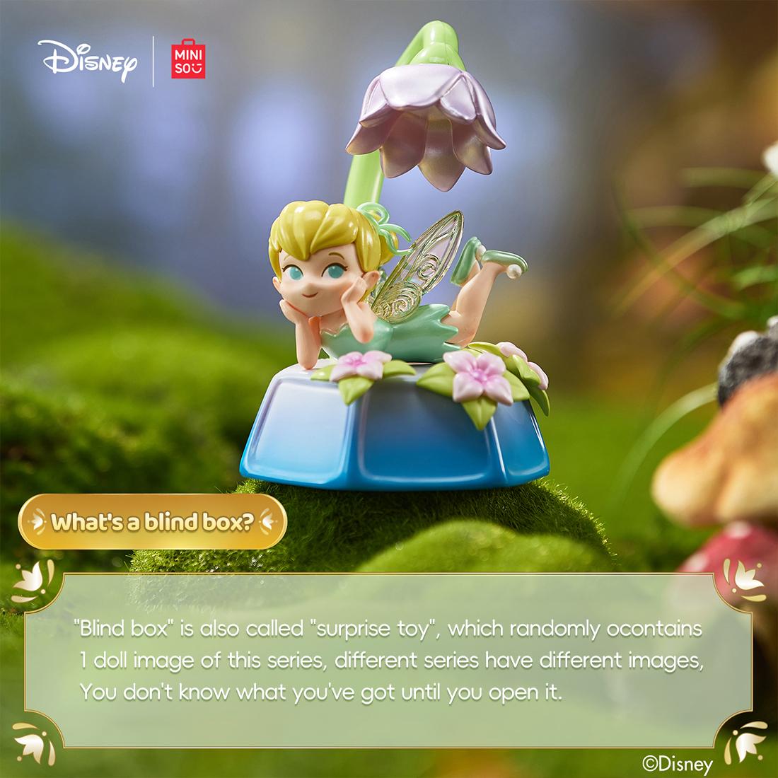 Disney Peter Pan Lost Treasure Collection Functional Surprise Box Figure Neverland Firefly Design Cute Ornaments & Practical Holiday Vibe Desk Accessories Night Light Gift for Peter Pan Fans Ideal for Room Display