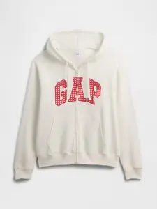 Relaxed Gap Logo Zip Hoodie