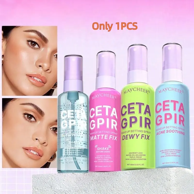 Waterproof Longwear Setting Spray Matte Dewy Oil Control Long Wear Makeup Fix Fixing Spray