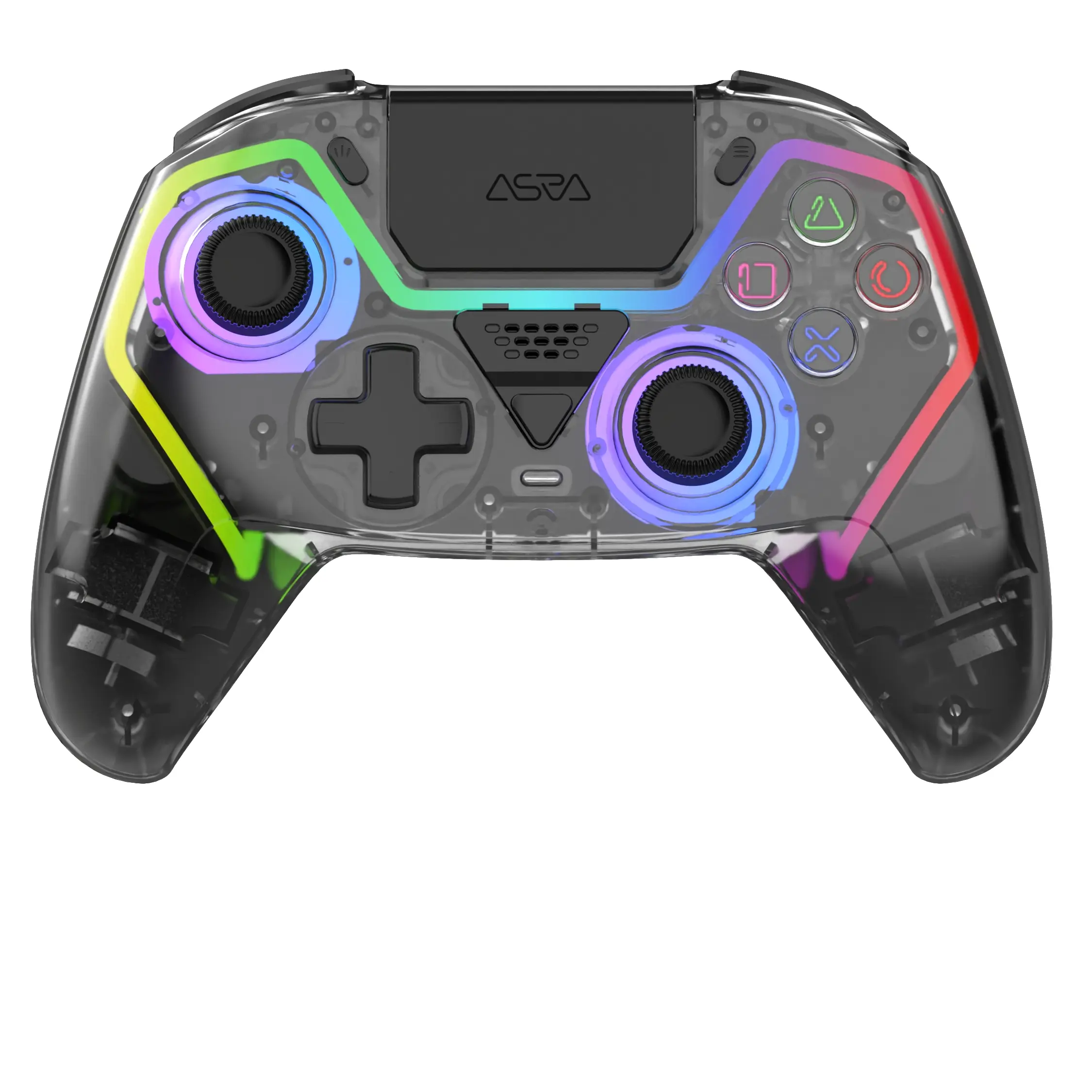 Ps5 Wireless Controller, Wireless Gaming Controller, Game Controller, Gamepad, Six-Axis Motion Sensor, Zero Latency, Programmable Back Buttons, Compatible with Ps5/PC/MAC/android/iOS