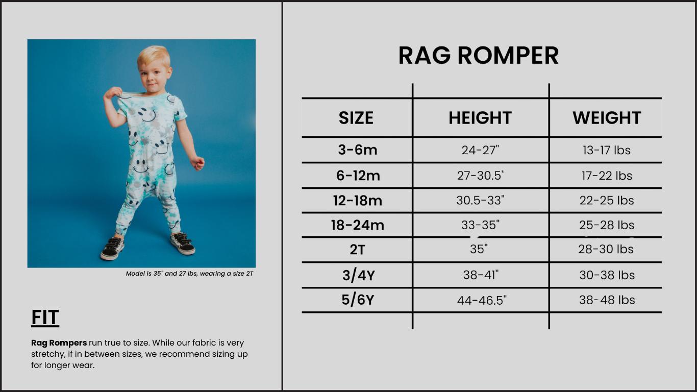 Essentials Rag Romper - Faded Rose