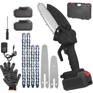 Portable Handheld Cordless Small Chain Saw Battery Powered