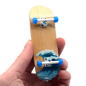 34mm Prolific Gen2 Fingerboard Complete - "Waves" Graphic - Gen2 Prodigy Trucks + Pro Duro Bubble Bushings