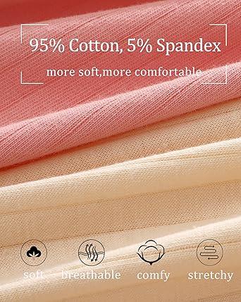 FINETOO 15PCS Cotton Panties for Women Seamless Underwear Outfit Maternity Basic Minimalist Comfortable Bikini Briefs S-XL Size