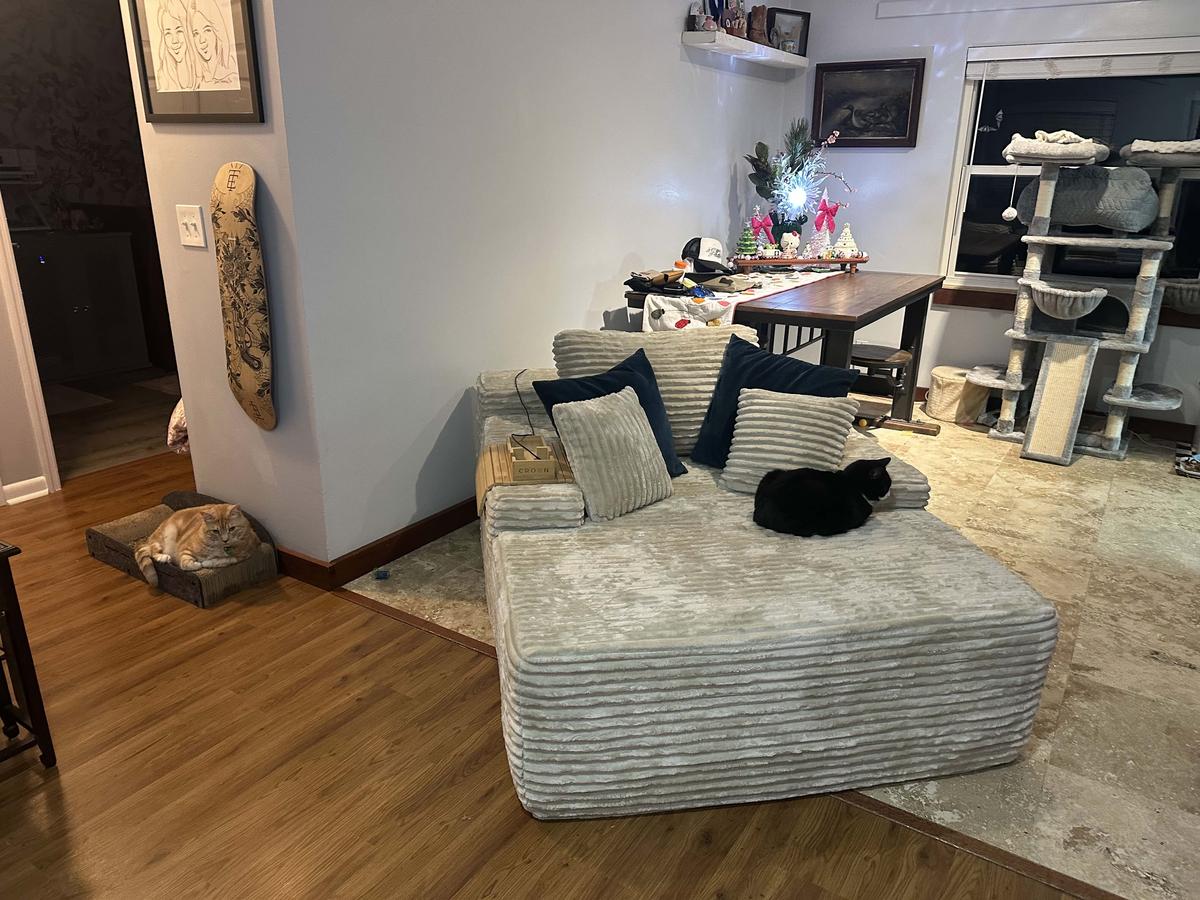 Item: Beige Plush Corduroy