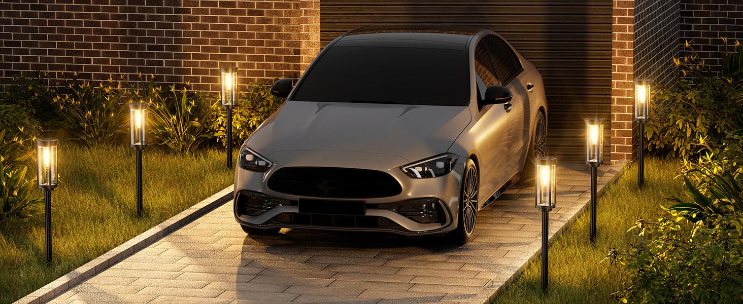 Elegant Solar Pathway Lights Modern Luxury | Auto On/Off & Waterproof | For Garden, Yard & Driveway,solar outdoor lights,Solar Floor Lamps Outdoor Lights,Decorative,Rechargeable,solar lights,lights,light Elegant Solar Pathway Lights Modern Luxury | Auto On/Off & Waterproof | For Garden, Yard & Driveway,solar outdoor lights,Solar Floor Lamps Outdoor Lights,Decorative,Rechargeable,solar lights,lights,light