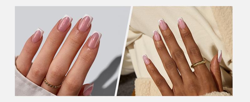 BTArtboxnails XCOATTIPS Press on Nails-96pcs White Short Square or Almond or Stiletto French Tips Glitter Pink Base,Soft Gel FalseNail, Soak Off Acrylic Fake Nails Extensions BTArtboxnails XCOATTIPS Press on Nails-96pcs White Short Square or Almond or Stiletto French Tips Glitter Pink Base,Soft Gel FalseNail, Soak Off Acrylic Fake Nails Extensions