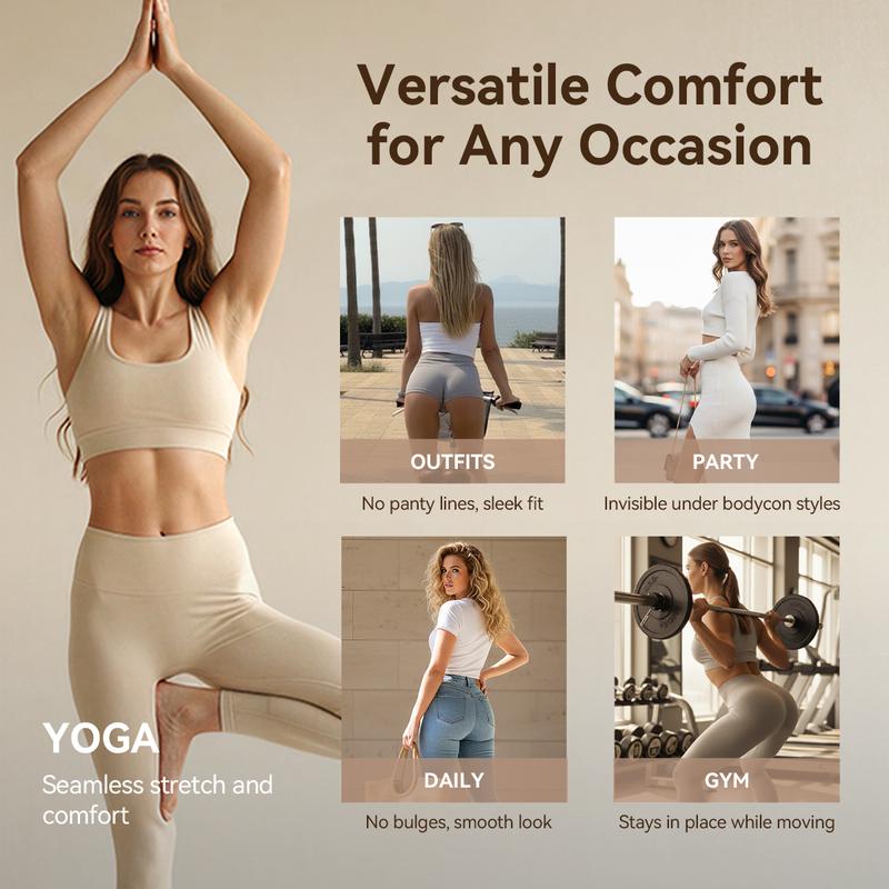 LUCKMEEY Camel Toe Cover Thongs for Women - G-String, Seamless Design, Basic Fit, Machine Washable, Comfortable Underwear - Workout, Gym, Yoga, Running, Activewear, Leggings - underwear for women LUCKMEEY Camel Toe Cover Thongs for Women - G-String, Seamless Design, Basic Fit, Machine Washable, Comfortable Underwear - Workout, Gym, Yoga, Running, Activewear, Leggings - underwear for women