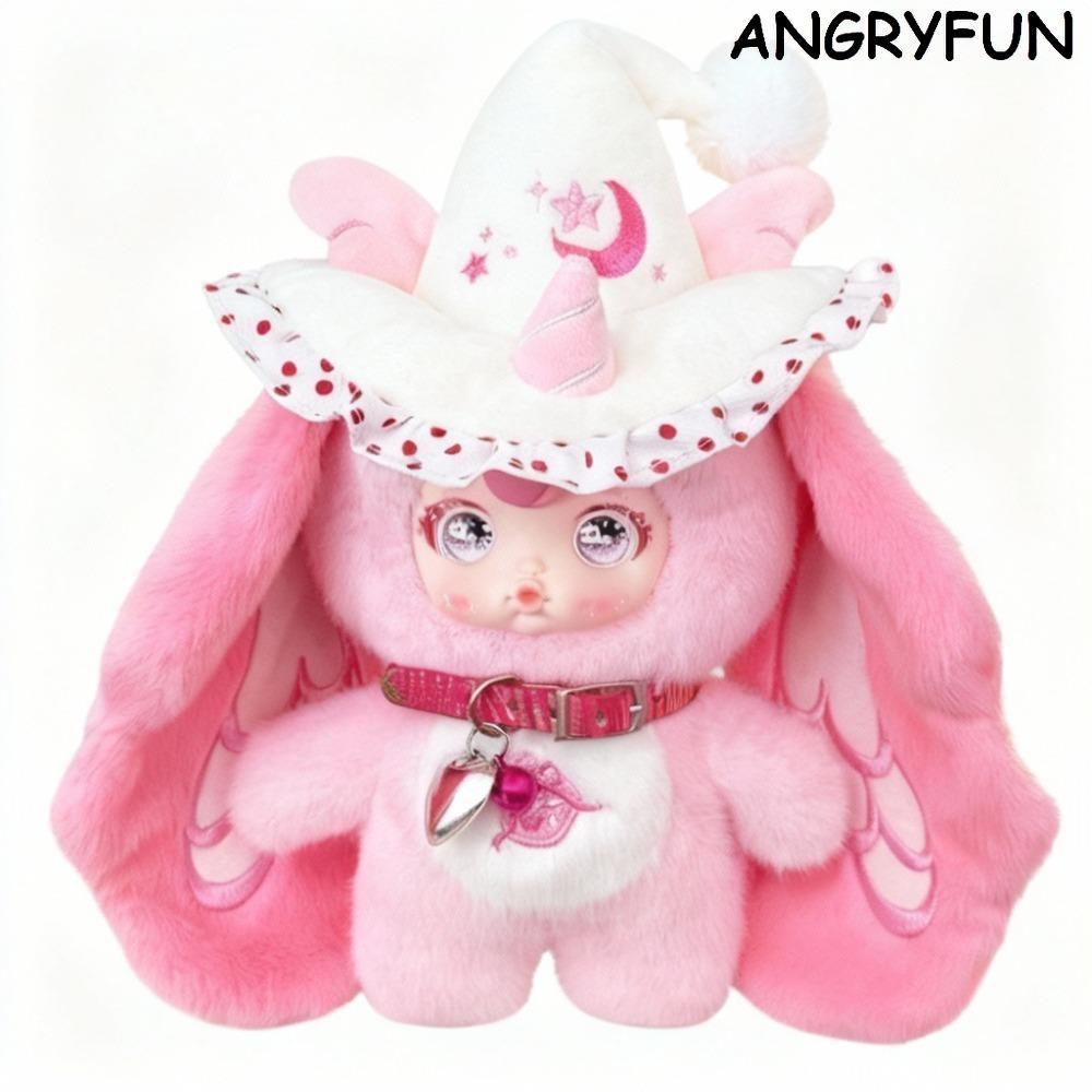 ANGRYFUN Magic Witch Fantasy House Plush Blind Box – Enchanted Cottage Series Kawaii Plush Figures Cute Collectible Mystery Box Room Decor Birthday Gift Single Box (Free Random Cute Acrylic Keychain)