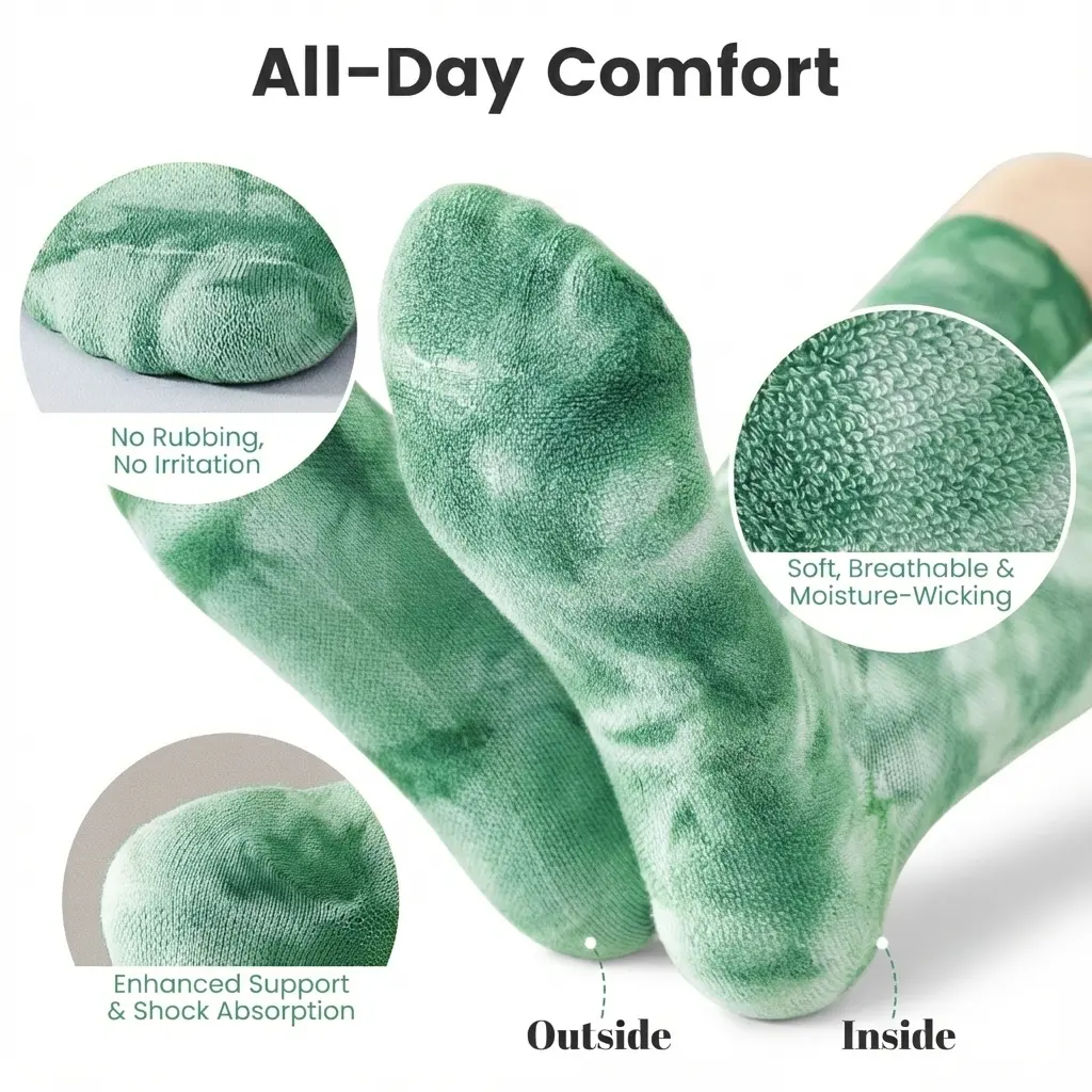 ISUNIE 20-30mmHg Compression Socks for Men & Women, Knee-High Support, Soft & Breathable, Ideal for Travel, Running, and All-Day Comfort ISUNIE 20-30mmHg Compression Socks for Men & Women, Knee-High Support, Soft & Breathable, Ideal for Travel, Running, and All-Day Comfort