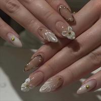 white french tip flower
