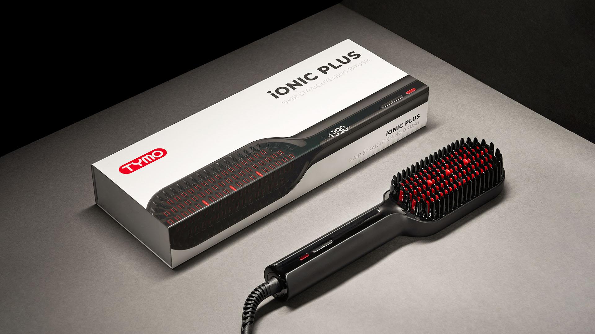 【Live Only】TYMO iONIC PLUS Hair Straightener Brush with Smooth Bristles