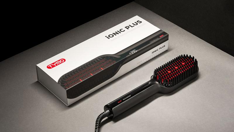 【Live Only】TYMO iONIC PLUS Hair Straightener Brush with Smooth Bristles