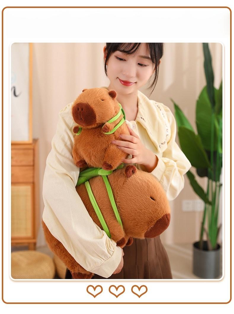 Summer Capybara Plush Toy Soft Cuddly Simulation Stuffed Animal for Home Sofa Bed Decoration Ideal Gift for Animal Lovers Ages 12+ Summer Capybara Plush Toy Soft Cuddly Simulation Stuffed Animal for Home Sofa Bed Decoration Ideal Gift for Animal Lovers Ages 12+