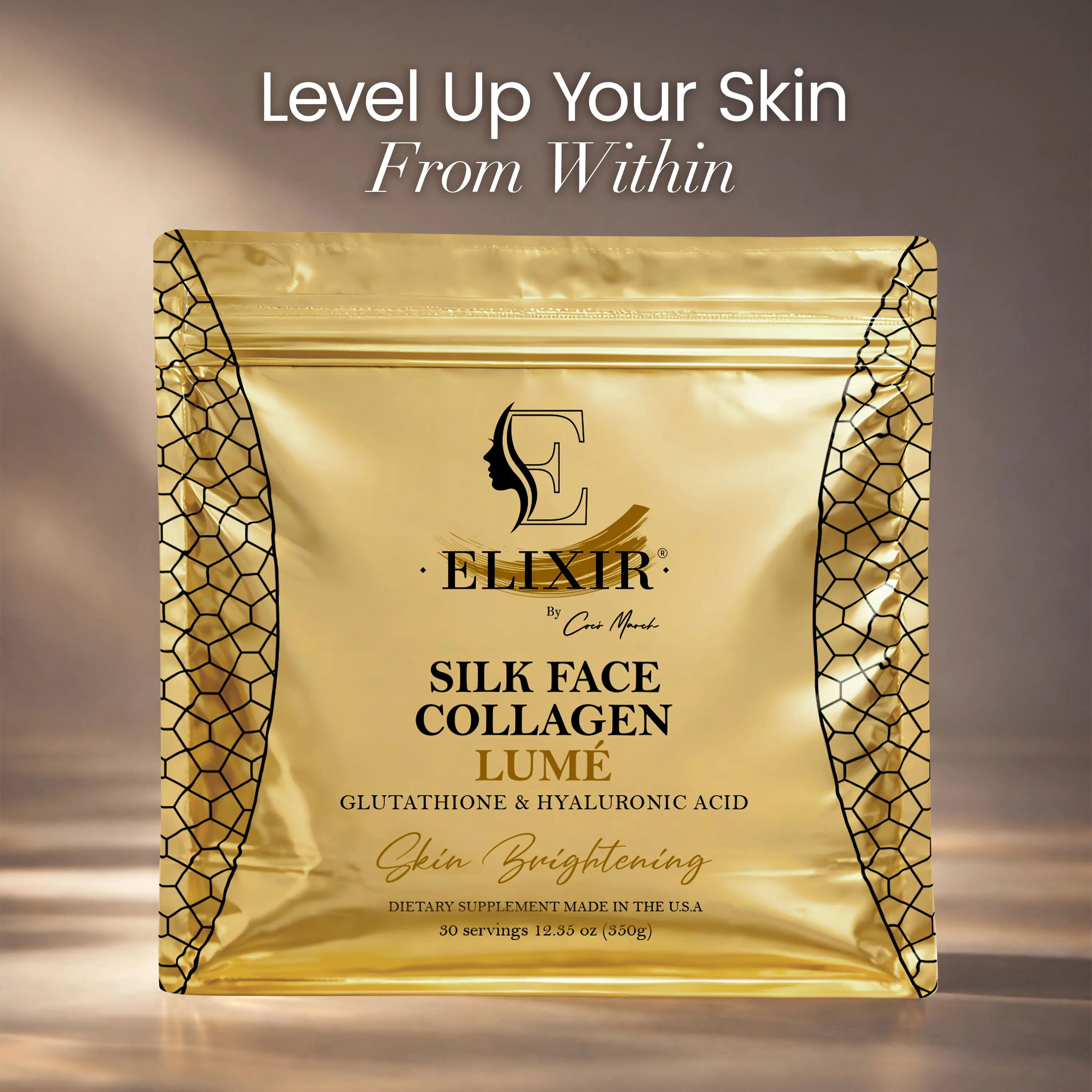 Silk Face Collagen Lum by Coco March Collagen, Glutathione, Hyaluronic Acid 20g Protein per Serving 12.35 oz (350g) - TikTok Shop Silk Face Collagen Lum by Coco March Collagen, Glutathione, Hyaluronic Acid 20g Protein per Serving 12.35 oz (350g) - TikTok Shop