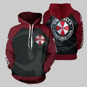Resident Evil Hoodie, 3D Printed Sweater, Fashion, Pullover, Outerwear