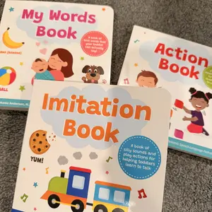 Early Speech Starter Bundle – 3 Interactive Speech Books for Toddlers | Sounds, Actions & First Words | Written by a Pediatric Speech Therapist