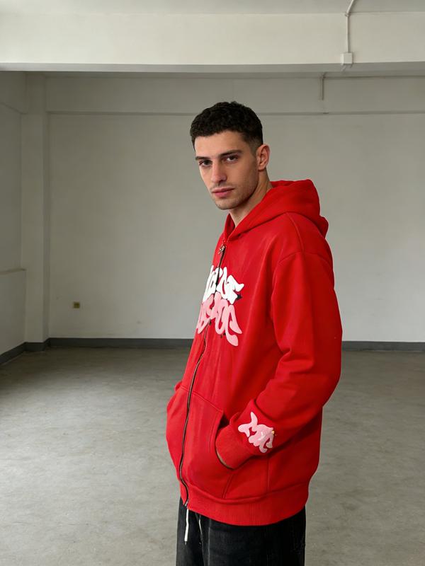 Hooded sweatshirt ,Men's Durable Foam Graphic Hoodie Y2K Dark Sportswear Streetwear Pullover Warm Fleece Lining Loose Fit Long Sleeve Drawstring Hood Ribbed Cuffs Side Pockets Comfortable