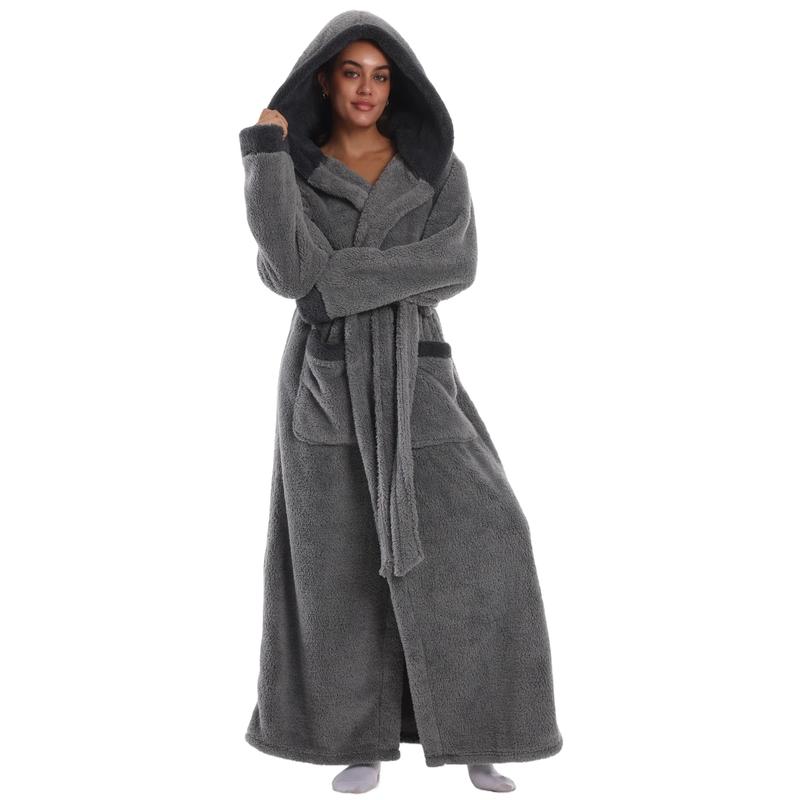 Msrlassn Valentine's Day Gift Cozy Soft Bathrobe Flannel Lined Hooded Robe for Women Men, Thickened Long Sleeve Pyjamas Cute Print Home Loungewear Sleepwear Msrlassn Valentine's Day Gift Cozy Soft Bathrobe Flannel Lined Hooded Robe for Women Men, Thickened Long Sleeve Pyjamas Cute Print Home Loungewear Sleepwear