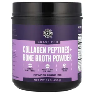 Left Coast Performance Collagen Peptides + Bone Broth Powder, 1 lb (454 g)